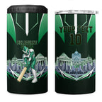 Personalised Melbourne Stars Cricket Mascot Skyline 4 in 1 Can Cooler Tumbler Comic Style Superhero Mascot Fan Art Graphic