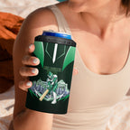 Personalised Melbourne Stars Cricket Mascot Skyline 4 in 1 Can Cooler Tumbler Comic Style Superhero Mascot Fan Art Graphic