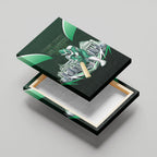 Personalised Melbourne Stars Cricket Mascot Skyline Canvas Wall Art Comic Style Superhero Mascot Fan Art Graphic