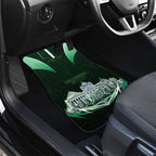 Personalised Melbourne Stars Cricket Mascot Skyline Car Mats Comic Style Superhero Mascot Fan Art Graphic
