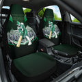 Personalised Melbourne Stars Cricket Mascot Skyline Car Seat Cover Comic Style Superhero Mascot Fan Art Graphic
