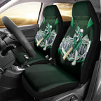 Personalised Melbourne Stars Cricket Mascot Skyline Car Seat Cover Comic Style Superhero Mascot Fan Art Graphic