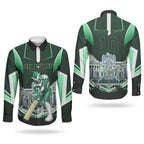 Personalised Melbourne Stars Cricket Mascot Skyline Couples Matching Tank Maxi Dress and Long Sleeve Button Shirt Comic Style Superhero Mascot Fan Art Graphic