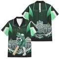 Personalised Melbourne Stars Cricket Mascot Skyline Family Matching Tank Maxi Dress and Hawaiian Shirt Comic Style Superhero Mascot Fan Art Graphic