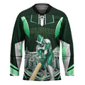Personalised Melbourne Stars Cricket Mascot Skyline Hockey Jersey Comic Style Superhero Mascot Fan Art Graphic