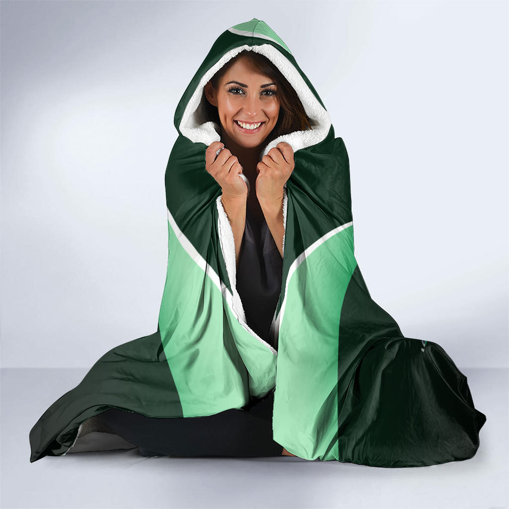Personalised Melbourne Stars Cricket Mascot Skyline Hooded Blanket Comic Style Superhero Mascot Fan Art Graphic