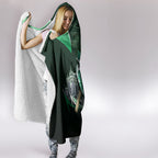 Personalised Melbourne Stars Cricket Mascot Skyline Hooded Blanket Comic Style Superhero Mascot Fan Art Graphic