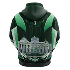 Personalised Melbourne Stars Cricket Mascot Skyline Hoodie Comic Style Superhero Mascot Fan Art Graphic