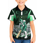 Personalised Melbourne Stars Cricket Mascot Skyline Kid Hawaiian Shirt Comic Style Superhero Mascot Fan Art Graphic