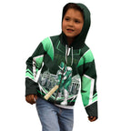Personalised Melbourne Stars Cricket Mascot Skyline Kid Hoodie Comic Style Superhero Mascot Fan Art Graphic