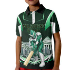 Personalised Melbourne Stars Cricket Mascot Skyline Kid Polo Shirt Comic Style Superhero Mascot Fan Art Graphic