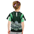 Personalised Melbourne Stars Cricket Mascot Skyline Kid T Shirt Comic Style Superhero Mascot Fan Art Graphic