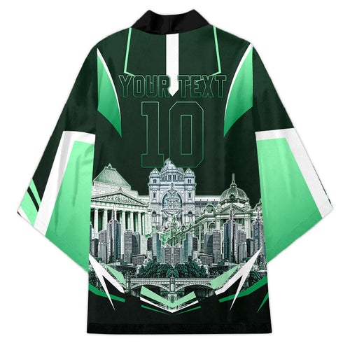 Personalised Melbourne Stars Cricket Mascot Skyline Kimono Comic Style Superhero Mascot Fan Art Graphic