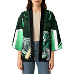 Personalised Melbourne Stars Cricket Mascot Skyline Kimono Comic Style Superhero Mascot Fan Art Graphic
