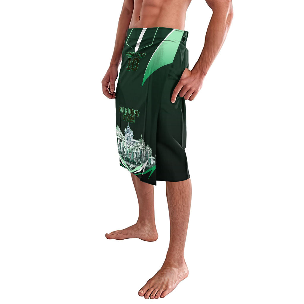 Personalised Melbourne Stars Cricket Mascot Skyline Lavalava Comic Style Superhero Mascot Fan Art Graphic