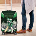 Personalised Melbourne Stars Cricket Mascot Skyline Luggage Cover Comic Style Superhero Mascot Fan Art Graphic