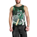Personalised Melbourne Stars Cricket Mascot Skyline Men Tank Top Comic Style Superhero Mascot Fan Art Graphic