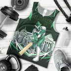 Personalised Melbourne Stars Cricket Mascot Skyline Men Tank Top Comic Style Superhero Mascot Fan Art Graphic