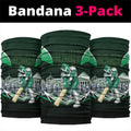 Personalised Melbourne Stars Cricket Mascot Skyline Neck Gaiter Comic Style Superhero Mascot Fan Art Graphic