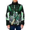 Personalised Melbourne Stars Cricket Mascot Skyline Padded Jacket Comic Style Superhero Mascot Fan Art Graphic