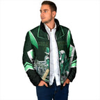Personalised Melbourne Stars Cricket Mascot Skyline Padded Jacket Comic Style Superhero Mascot Fan Art Graphic