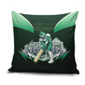 Personalised Melbourne Stars Cricket Mascot Skyline Pillow Cover Comic Style Superhero Mascot Fan Art Graphic