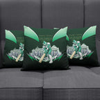 Personalised Melbourne Stars Cricket Mascot Skyline Pillow Cover Comic Style Superhero Mascot Fan Art Graphic
