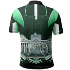 Personalised Melbourne Stars Cricket Mascot Skyline Polo Shirt Comic Style Superhero Mascot Fan Art Graphic
