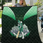 Personalised Melbourne Stars Cricket Mascot Skyline Quilt Comic Style Superhero Mascot Fan Art Graphic