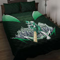 Personalised Melbourne Stars Cricket Mascot Skyline Quilt Bed Set Comic Style Superhero Mascot Fan Art Graphic