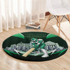 Personalised Melbourne Stars Cricket Mascot Skyline Round Carpet Comic Style Superhero Mascot Fan Art Graphic