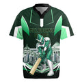 Personalised Melbourne Stars Cricket Mascot Skyline Rugby Jersey Comic Style Superhero Mascot Fan Art Graphic