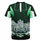 Personalised Melbourne Stars Cricket Mascot Skyline Rugby Jersey Comic Style Superhero Mascot Fan Art Graphic