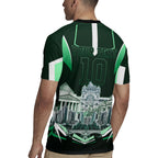 Personalised Melbourne Stars Cricket Mascot Skyline Rugby Jersey Comic Style Superhero Mascot Fan Art Graphic