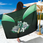 Personalised Melbourne Stars Cricket Mascot Skyline Sarong Comic Style Superhero Mascot Fan Art Graphic