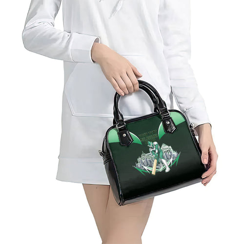 Personalised Melbourne Stars Cricket Mascot Skyline Shoulder Handbag Comic Style Superhero Mascot Fan Art Graphic