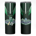 Personalised Melbourne Stars Cricket Mascot Skyline Skinny Tumbler Comic Style Superhero Mascot Fan Art Graphic