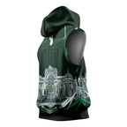 Personalised Melbourne Stars Cricket Mascot Skyline Sleeveless Hoodie Comic Style Superhero Mascot Fan Art Graphic