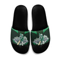 Personalised Melbourne Stars Cricket Mascot Skyline Slide Sandals Comic Style Superhero Mascot Fan Art Graphic