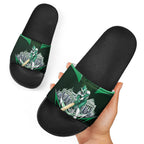 Personalised Melbourne Stars Cricket Mascot Skyline Slide Sandals Comic Style Superhero Mascot Fan Art Graphic