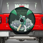 Personalised Melbourne Stars Cricket Mascot Skyline Spare Tire Cover Comic Style Superhero Mascot Fan Art Graphic