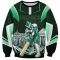 Personalised Melbourne Stars Cricket Mascot Skyline Sweatshirt Comic Style Superhero Mascot Fan Art Graphic