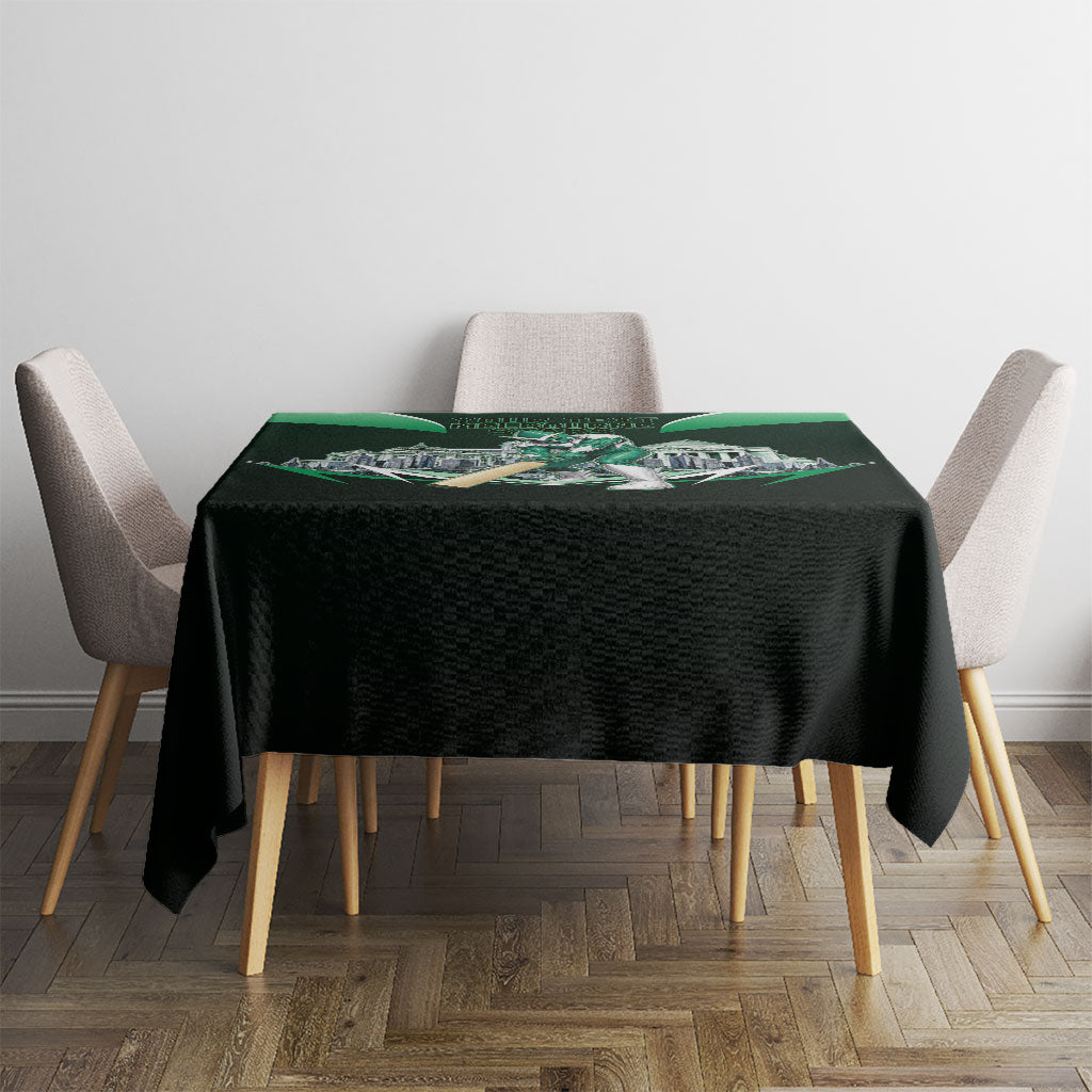 Personalised Melbourne Stars Cricket Mascot Skyline Tablecloth Comic Style Superhero Mascot Fan Art Graphic