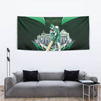 Personalised Melbourne Stars Cricket Mascot Skyline Tapestry Comic Style Superhero Mascot Fan Art Graphic