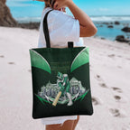 Personalised Melbourne Stars Cricket Mascot Skyline Tote Bag Comic Style Superhero Mascot Fan Art Graphic