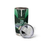 Personalised Melbourne Stars Cricket Mascot Skyline Tumbler Cup Comic Style Superhero Mascot Fan Art Graphic