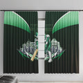 Personalised Melbourne Stars Cricket Mascot Skyline Window Curtain Comic Style Superhero Mascot Fan Art Graphic