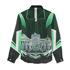 Personalised Melbourne Stars Cricket Mascot Skyline Women Casual Shirt Comic Style Superhero Mascot Fan Art Graphic