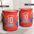 Personalized South Australia Oztag Bird Mascot Laundry Basket Dynamic Team Spirit Graphic