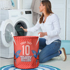 Personalized South Australia Oztag Bird Mascot Laundry Basket Dynamic Team Spirit Graphic